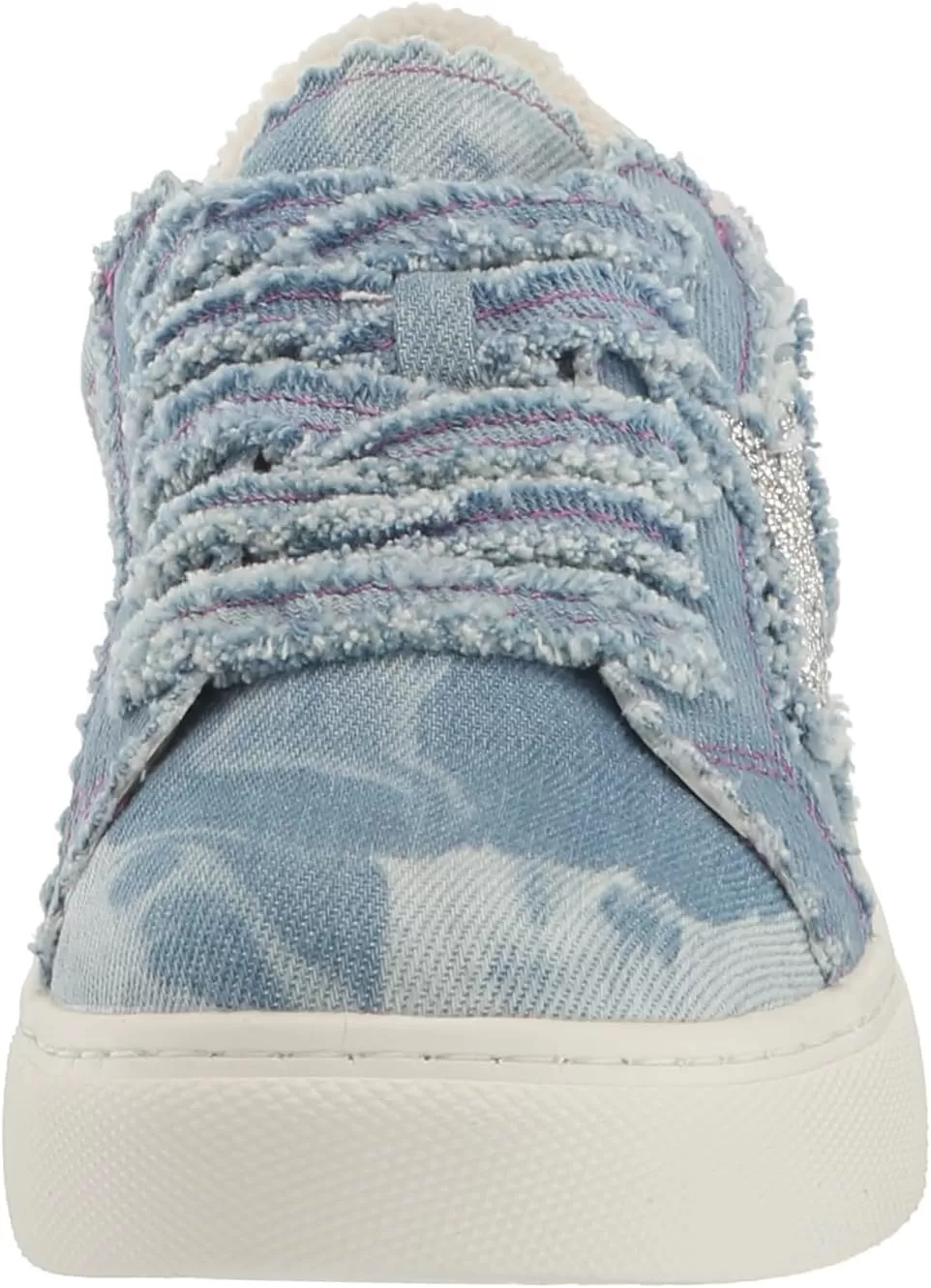 Steve Madden Women's Rezume Low Top Fashion Sneaker, Red Multi...