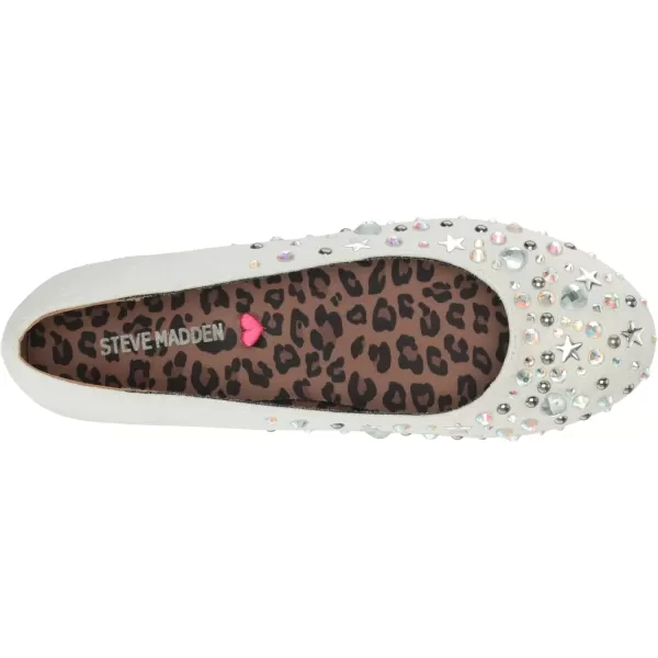 imageSteve Madden Girls Blair Ballet FlatSilver