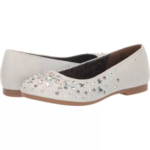 imageSteve Madden Girls Blair Ballet FlatSilver