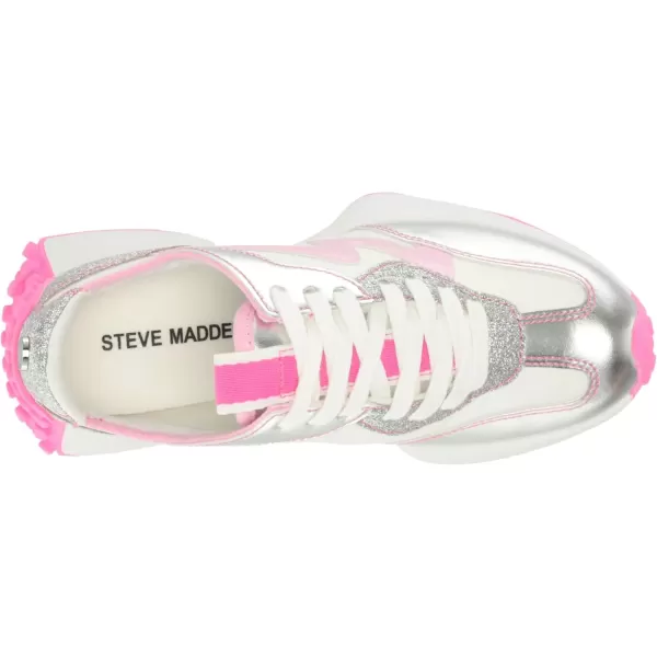 imageSteve Madden Girls Campo SneakerPink Multi