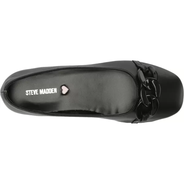 imageSteve Madden Girls Chain Ballet FlatBlack