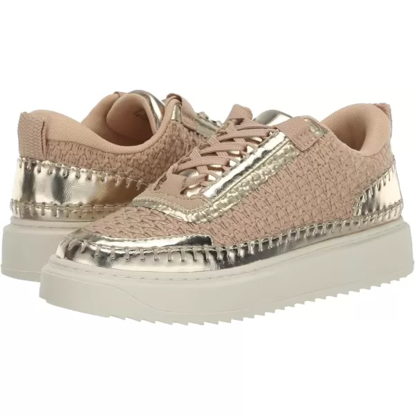 imageSteve Madden Girls Charly SneakerGold Woven