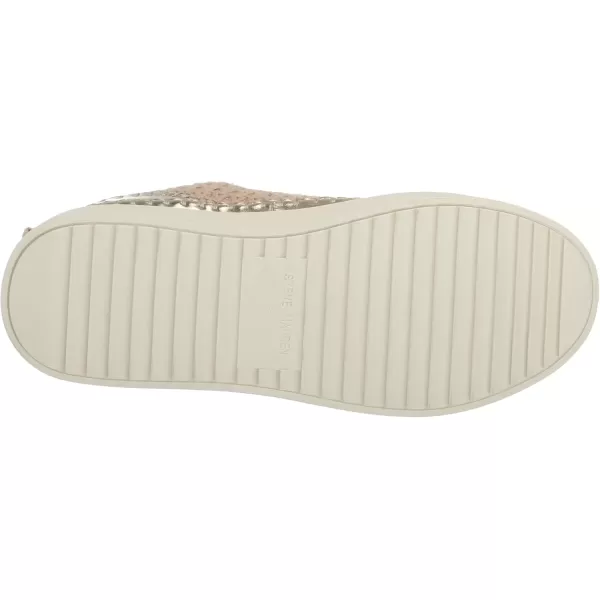 imageSteve Madden Girls Charly SneakerGold Woven