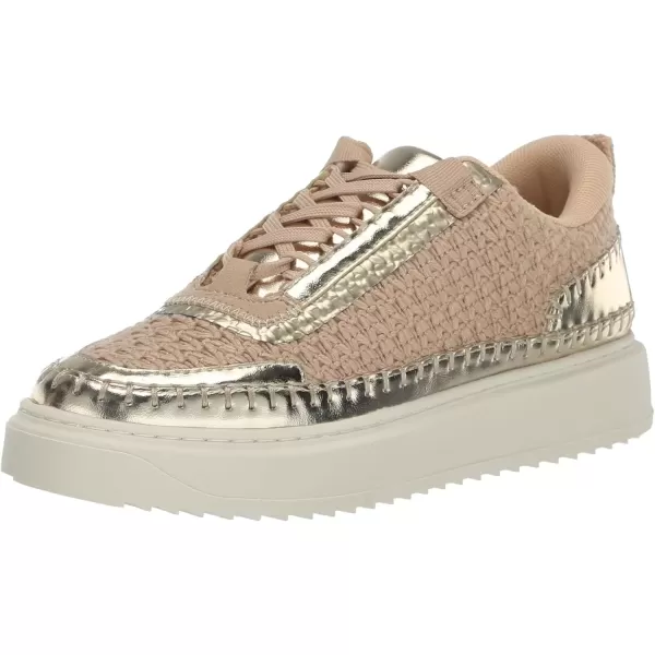 imageSteve Madden Girls Charly SneakerGold Woven