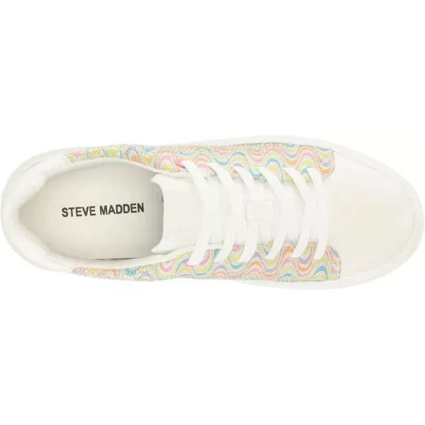 imageSteve Madden Girls Charly SneakerPastel Multi