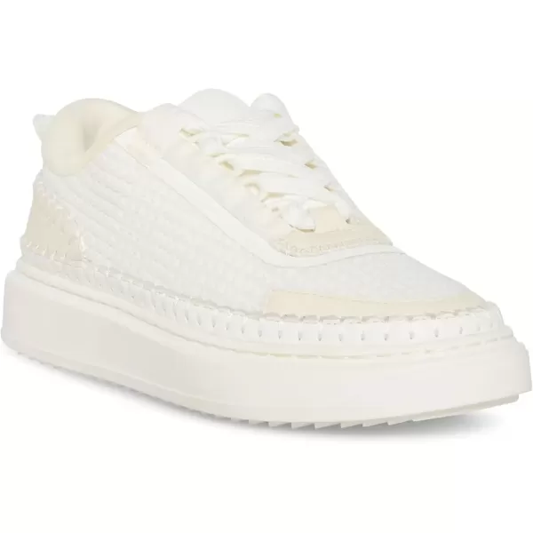 imageSteve Madden Girls Charly SneakerWhite Woven