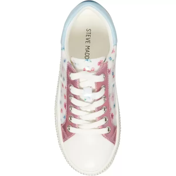 imageSteve Madden Girls Divine SneakerWhite Floral