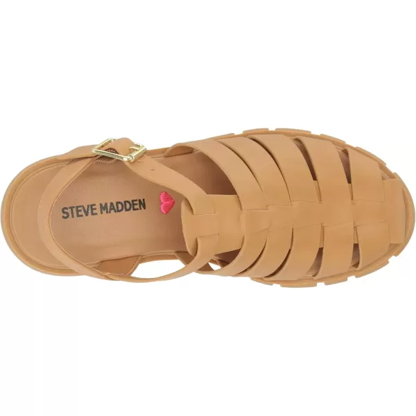 imageSteve Madden Girls Echo Heeled SandalTan