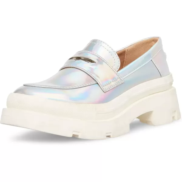 imageSteve Madden Girls Lawrence LoaferIridescent
