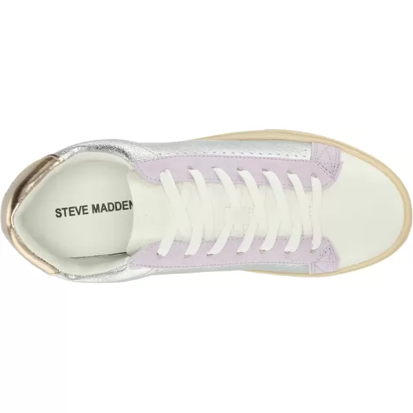 imageSteve Madden Girls Molly SneakerSilver Multi