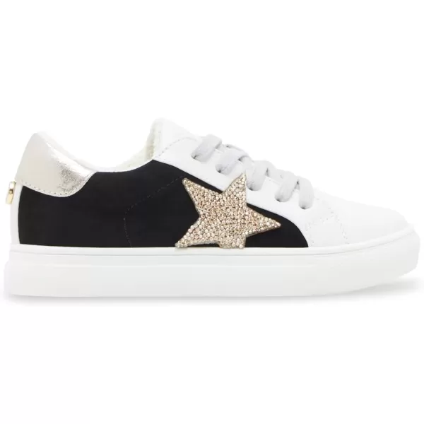 imageSteve Madden Girls Rezume SneakerBlackGold Rhinestone