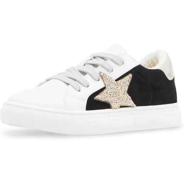 imageSteve Madden Girls Rezume SneakerBlackGold Rhinestone