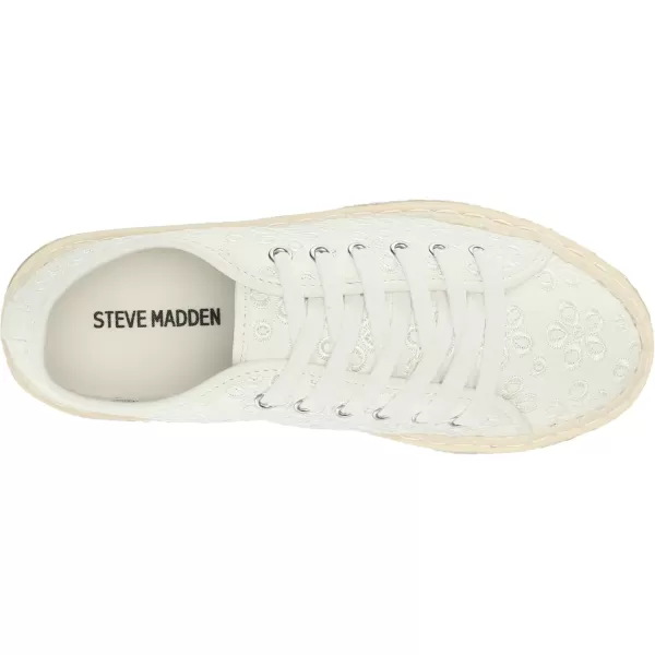 imageSteve Madden Girls Summers SneakerWhite