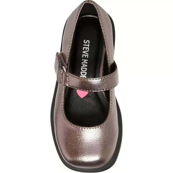 imageSteve Madden Girls Toddler Bitsy Mary Jane FlatPewter