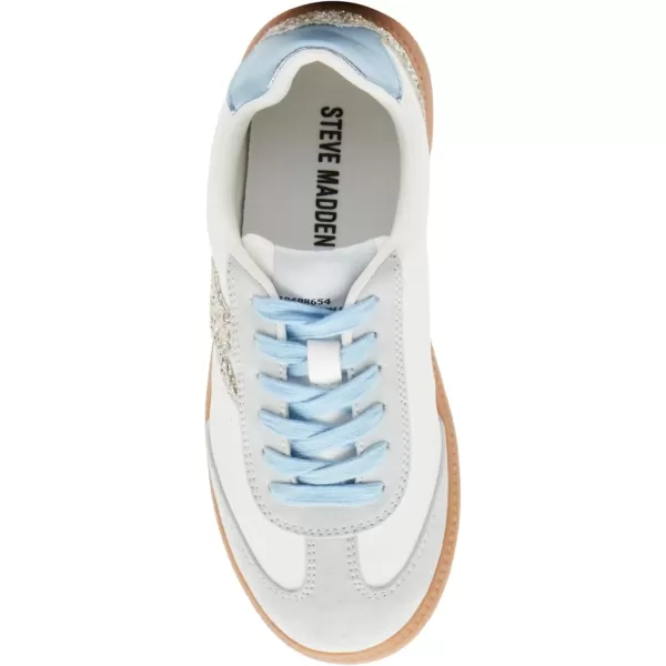 imageSteve Madden Girls Trio SneakerWhite