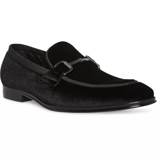 imageSteve Madden Mens Aahron LoaferBlackSilver