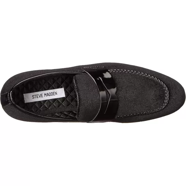 imageSteve Madden Mens Crescent Penny LoaferBlack Velvet