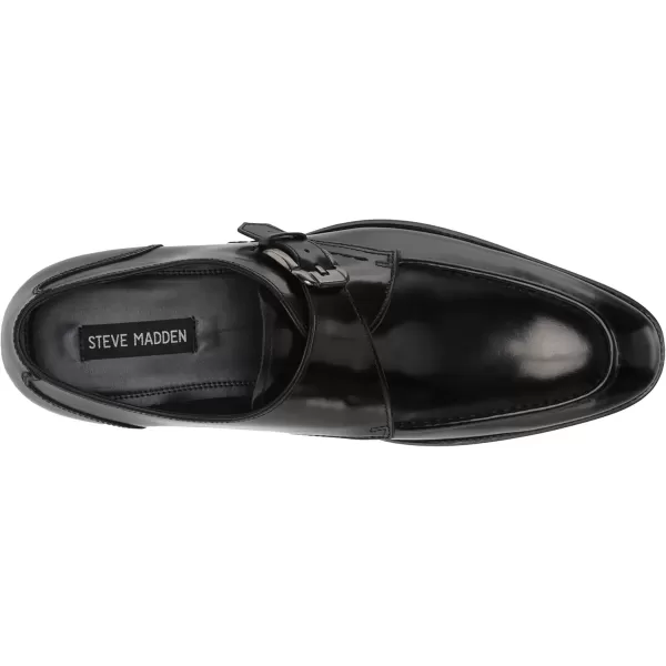 imageSteve Madden Mens Damyen MonkStrap LoaferBlack Leather