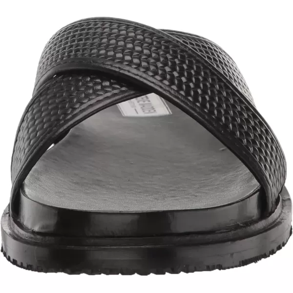 imageSteve Madden Mens Dellta Slide SandalBlack Leat
