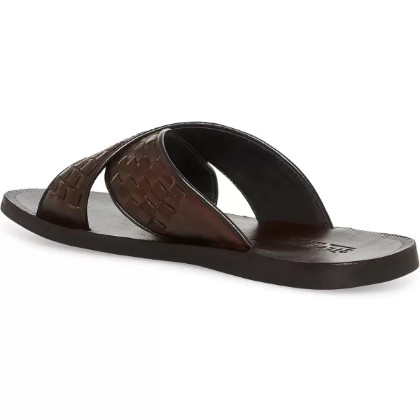 imageSteve Madden Mens Lukke Slide SandalBrown Leather