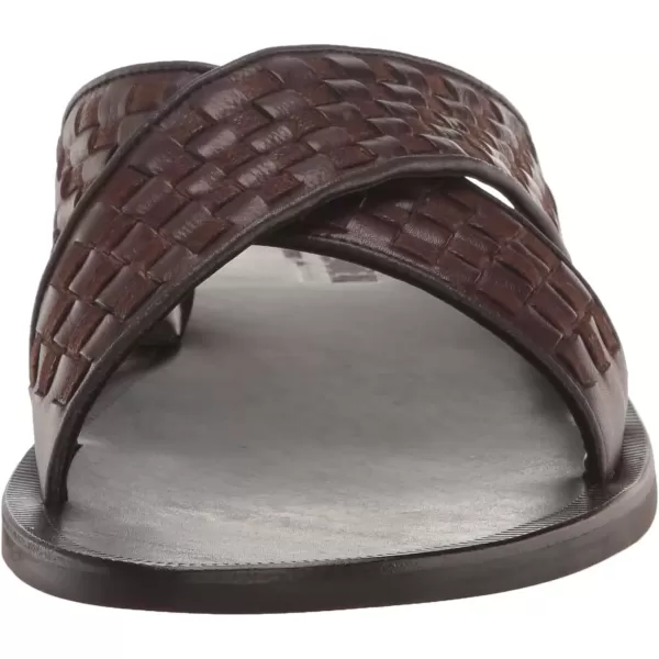 imageSteve Madden Mens Lukke Slide SandalBrown Leather