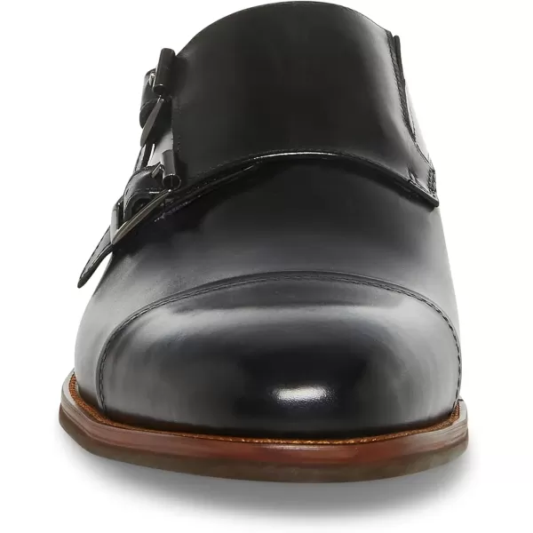 imageSteve Madden Mens Classic MonkStrap LoaferBlack Leather