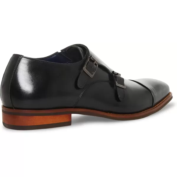 imageSteve Madden Mens Classic MonkStrap LoaferBlack Leather