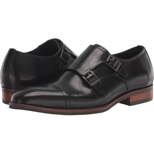 imageSteve Madden Mens Classic MonkStrap LoaferBlack Leather