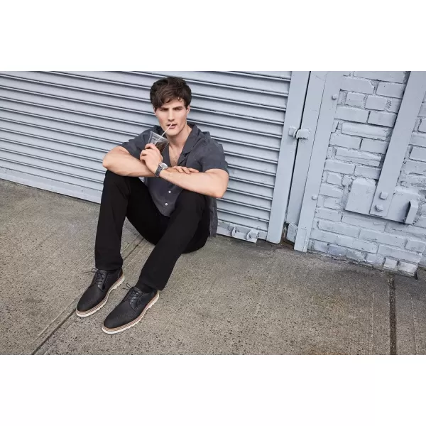 imageSteve Madden Mens Curie OxfordBlack Fabric