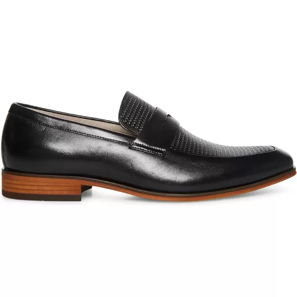 imageSteve Madden Mens Emree Penny LoaferBlack Leather