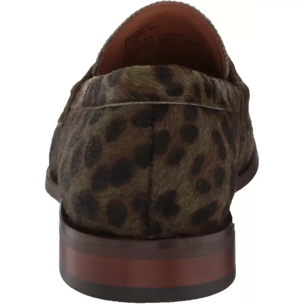 imageSteve Madden Mens Raddix Penny LoaferOliveLeopard