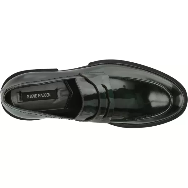 imageSteve Madden Mens Rhodez LoaferGreen Leather