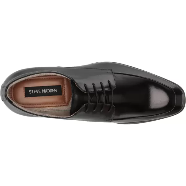 imageSteve Madden Mens Tasher OxfordBlack Leather