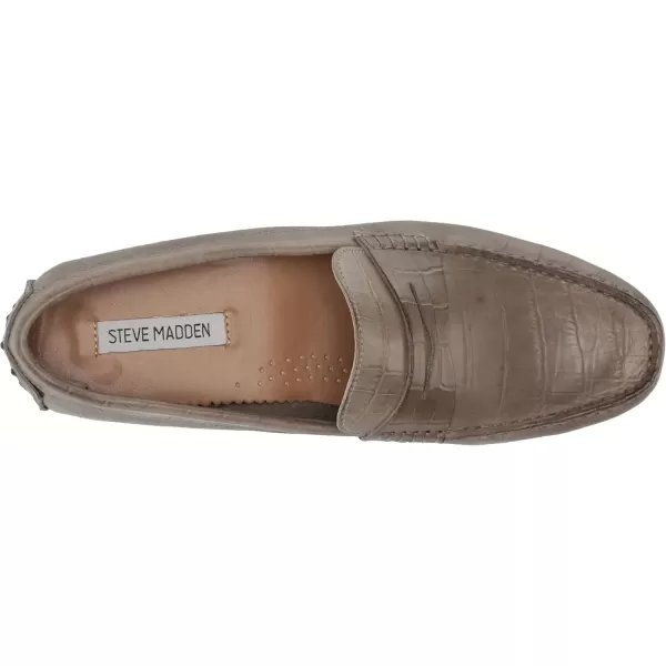 imageSteve Madden Mens Yulien LoaferGrey Leather