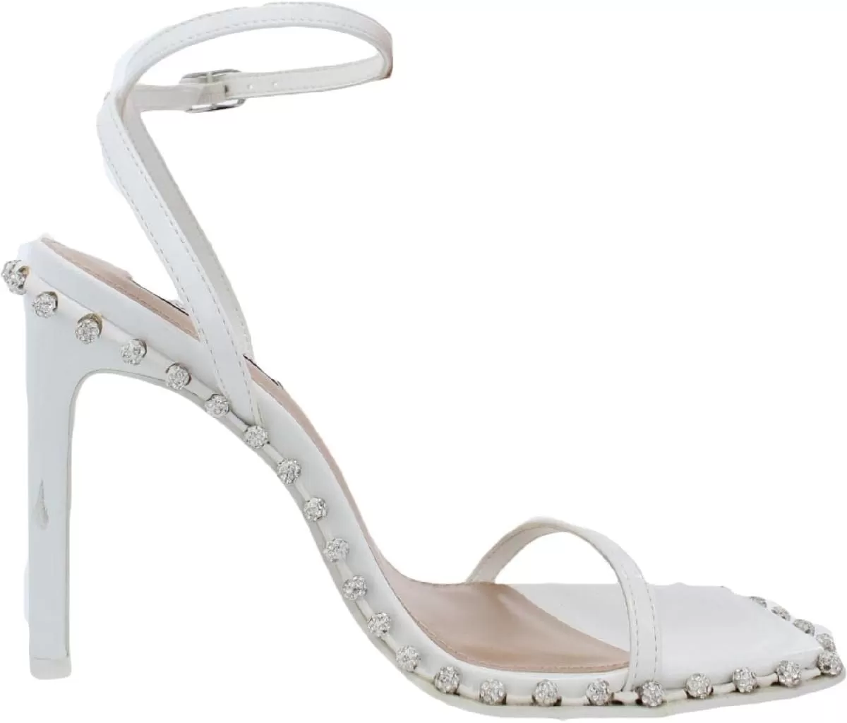 Steve Madden Women's Zelle Heeled Sandals - Available In White, Black, Camel