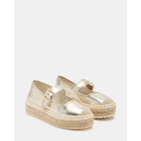 imageSteve Madden Girls Elise Platform EspadrilleGold