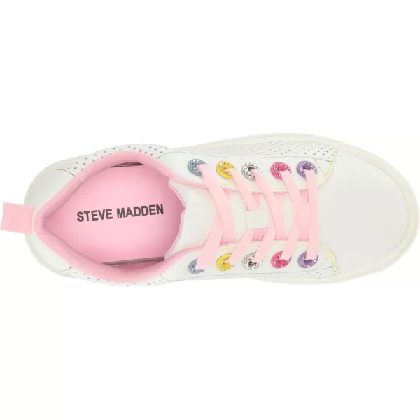imageSteve Madden Girls Queenn SneakerWhite