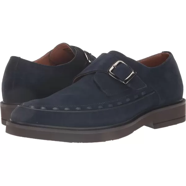 imageSteve Madden Mens Classic MonkStrap LoaferNavy Suede