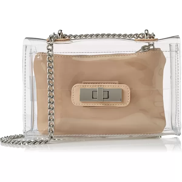 imageSteve Madden Womens Clutch Crossbody HandbagClear