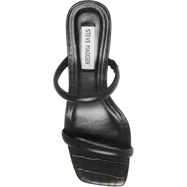 imageSteve Madden Womens Lilah Heeled SandalBlack Croco