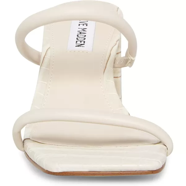 imageSteve Madden Womens Lilah Heeled SandalBone Croco