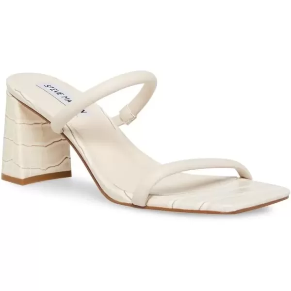imageSteve Madden Womens Lilah Heeled SandalBone Croco
