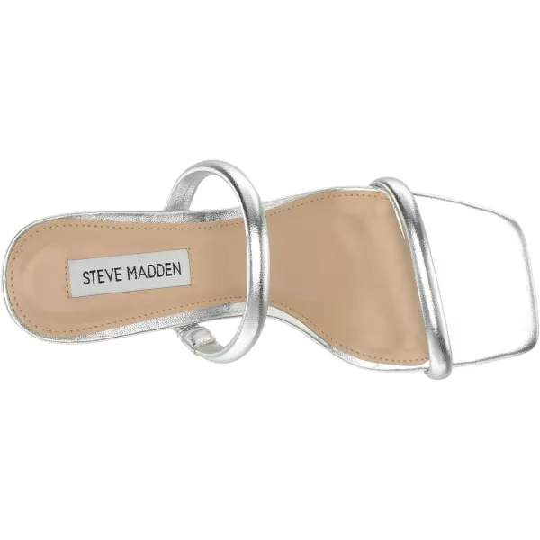 imageSteve Madden Womens Lilah Heeled SandalSilver