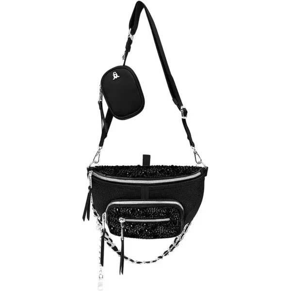 imageSteve Madden Womens Maxima Crossbody HandbagBlack