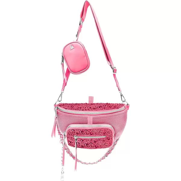 imageSteve Madden Womens Maxima Crossbody HandbagHot Pink