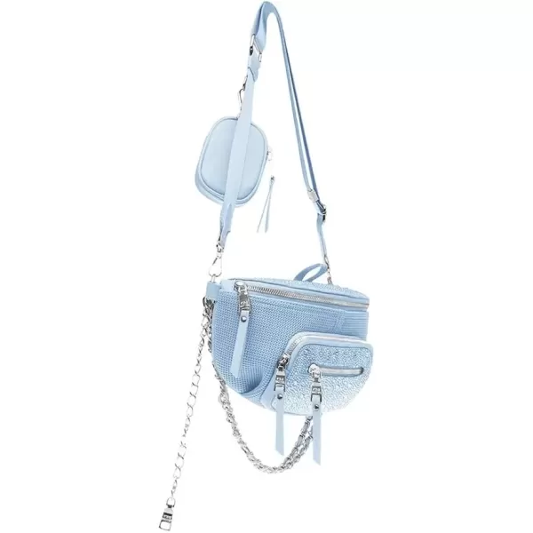 imageSteve Madden Womens Maxima Crossbody HandbagLight Blue