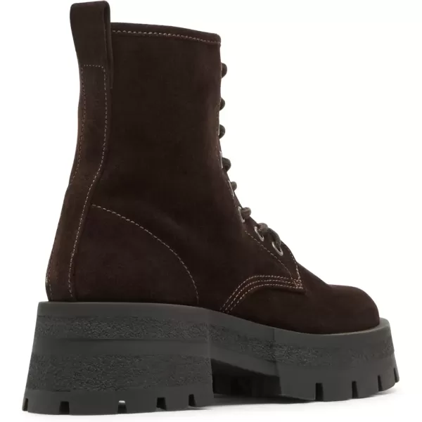 imageSteve Madden Womens Combat BootBrown Suede