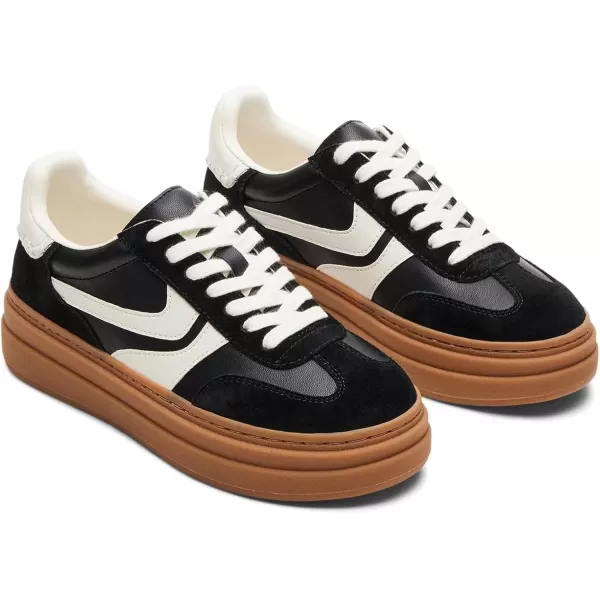 imageSteve Madden Womens Dodge SneakerBlackWhite