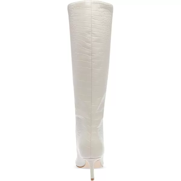 imageSteve Madden Womens Lavan Knee High BootBone Croco