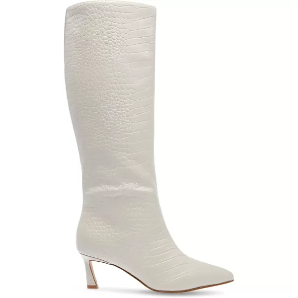 imageSteve Madden Womens Lavan Knee High BootBone Croco